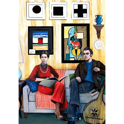 Пазл дерев`яний UkrainianPuzzles В гостях у Малевича Пазл дерев`яний UkrainianPuzzles В гостях у Малевича