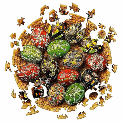 Пазл дерев`яний UkrainianPuzzles Писанки