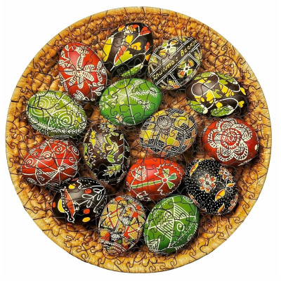 Пазл дерев`яний UkrainianPuzzles Писанки Пазл дерев`яний UkrainianPuzzles Писанки