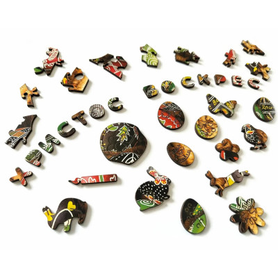 Пазл дерев`яний UkrainianPuzzles Писанки Пазл дерев`яний UkrainianPuzzles Писанки