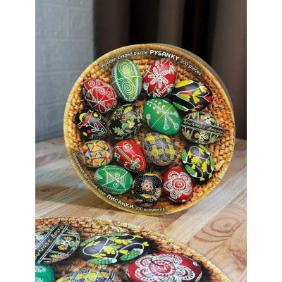 Пазл дерев`яний UkrainianPuzzles Писанки Пазл дерев`яний UkrainianPuzzles Писанки