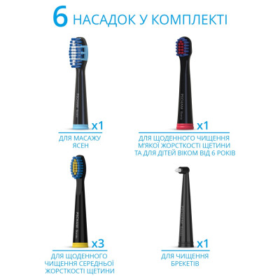 Електрична зубна щітка Pecham Travel PC-085 Black