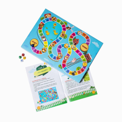 Навчальна гра. Тварини на фермі. Розроблено на основі методу Монтессорі