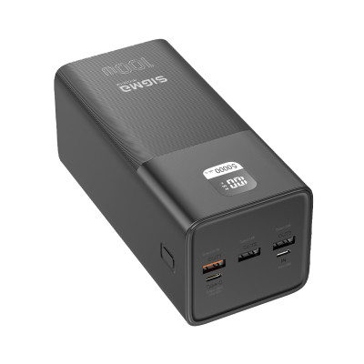 Універсальна мобільна батарея Sigma mobile X-Power SI50A6QLX 50000mAh Black (4827798741313)