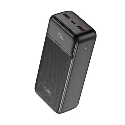 Універсальна мобільна батарея Sigma mobile X-Power SI30A4QL 30000mAh Black (4827798787311)