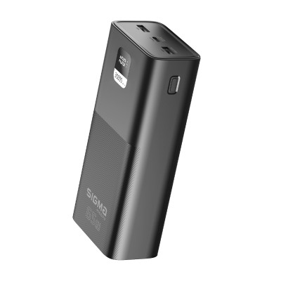 Універсальна мобільна батарея Sigma mobile X-Power SI30A6QLX 30000mAh Black (4827798835111)