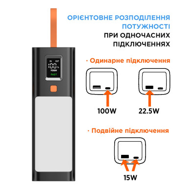 Універсальна мобільна батарея Sigma mobile X-Power SI20A9QLX 20000mAh Black (4827798877814)