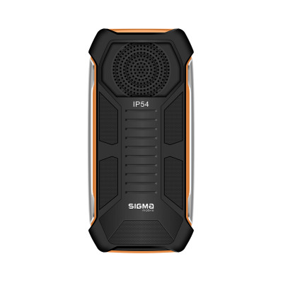 Мобiльний телефон Sigma mobile X-style 323 Rain Black/Orange (4827798885727)