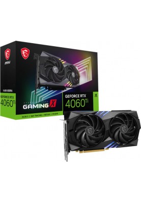 Відеокарта GF RTX 4060 Ti 16GB GDDR6 Gaming X MSI (GeForce RTX 4060 Ti GAMING X 16G)