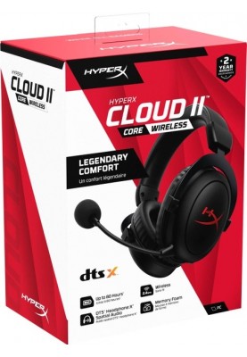 Bluetooth-гарнітура HyperX Cloud II Core Wireless Black (6Y2G8AA)