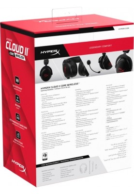 Bluetooth-гарнітура HyperX Cloud II Core Wireless Black (6Y2G8AA)