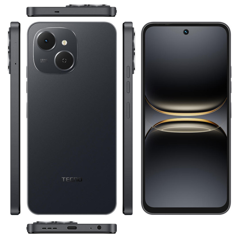 Смартфон Tecno Spark 40C (KM4k) 4/128GB Ink Black (4894947092459) Смартфон Tecno Spark 40C (KM4k) 4/128GB Ink Black (4894947092459)