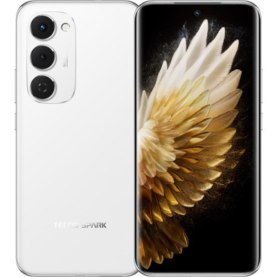 Смартфон Tecno Spark 40 Pro+ (KM7) 8/256GB Aurora White (4894947096341)