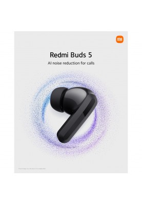 Bluetooth-гарнітура Xiaomi Redmi Buds 5 Black (BHR7627GL)_