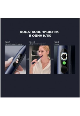 Розумна зубна електрощітка Oclean X Pro Digital Electric Toothbrush Dark Blue (6970810553482)