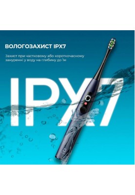 Розумна зубна електрощітка Oclean X Pro Digital Electric Toothbrush Dark Blue (6970810553482)