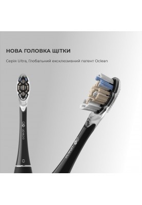 Розумна зубна електрощітка Oclean X Ultra Set Black (OLED) (6970810553499)