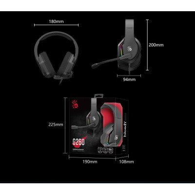 Гарнітура Bloody G260 Black Гарнітура Bloody G260 Black