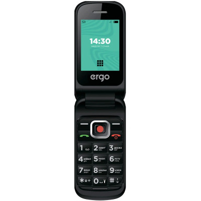 Мобiльний телефон Ergo F241 Dual Sim Black Мобiльний телефон Ergo F241 Dual Sim Black