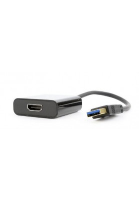 Адаптер Cablexpert (A-USB3-HDMI-02) USB3.0-HDMI, 0.15 м, чорний
