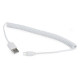 Кабель Cablexpert USB - micro USB V 2.0 (M/M), 1.8 м, спіральний, білий (CC-mUSB2C-AMBM-6-W)