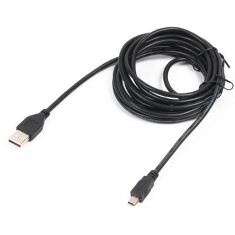 Кабель Cablexpert USB - mini-USB V 2.0 (M/M), 3 м, чорний (CCP-USB2-AM5P-10)