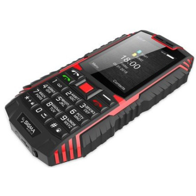 Мобільний телефон Sigma mobile Х-treme DT68 Dual Sim Black/Red (4827798337721)