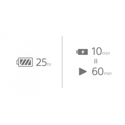 Bluetooth-гарнітура Sony WI-C100 Black (WIC100B.CE7) Bluetooth-гарнітура Sony WI-C100 Black (WIC100B.CE7)