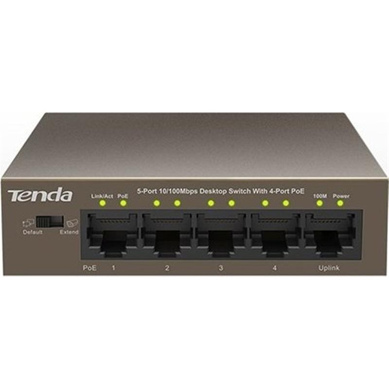 Комутатор Tenda TEF1105P-4-63W