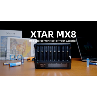 Зарядний пристрiй XTAR MX8 Зарядний пристрiй XTAR MX8