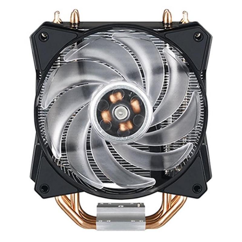 Кулер процессорный CoolerMaster Air MA410P (MAP-T4PN-220PC-R1), Intel: 2066/2011-v3/2011/1200/1151/1150/1155/1156/1366, AMD: AM4/AM3+/AM3/AM2+/AM2/FM2+/FM2/FM1, 84х129х158.5 мм, 4-pin