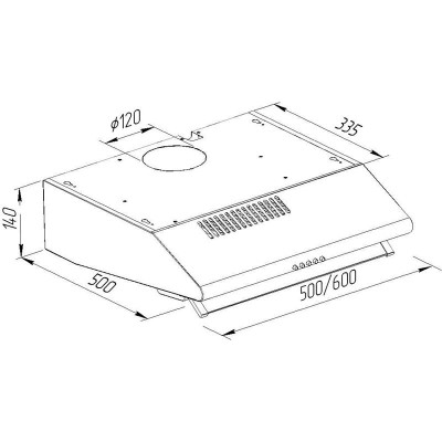 Витяжка Pyramida MH 50 WH