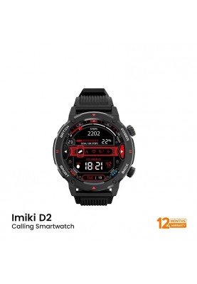 Смарт-годинник iMiLab iMiki D2 Black Silicone Strap