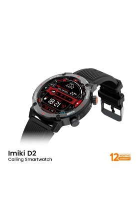 Смарт-годинник iMiLab iMiki D2 Black Silicone Strap