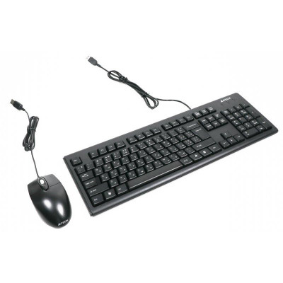 Комплект (клавіатура, миша) A4Tech KRS-8372 Black