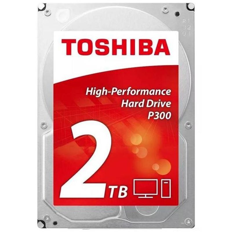 Накопичувач HDD SATA 2.0TB Toshiba P300 7200rpm 64MB (HDWD120EZSTA)