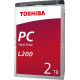 Накопичувач HDD 2.5" SATA 2.0TB Toshiba L200 5400rpm 128MB (HDWL120EZSTA)