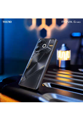 Смартфон Tecno Pova 6 Neo (LI6) 8/256GB Speed Black (4894947021022)
