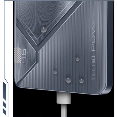 Смартфон Tecno Pova 6 Neo (LI6) 8/128GB Speed Black (4894947021015)