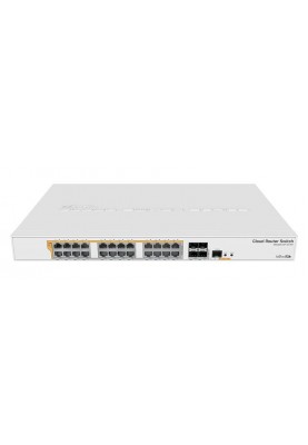 Комутатор MikroTik CRS328-24P-4S+RM