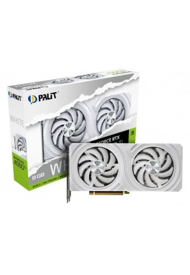 Відеокарта GF RTX 4060 Ti  8GB GDDR6 White Palit (NE6406T019P1-1048L)