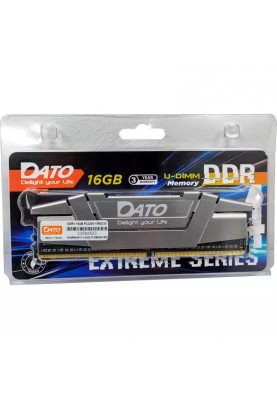 Модуль пам`ятi DDR4 16GB/3200 Dato Extreme Grey (EXB16G4DLDND32)