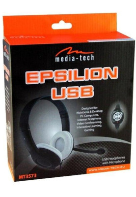 Гарнітура Media-Tech Epsilion USB Black (MT3573)