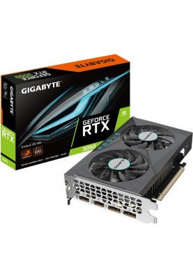 Відеокарта GF RTX 3050 6GB GDDR6 WindForce OC Gigabyte (GV-N3050WF2OC-6GD)