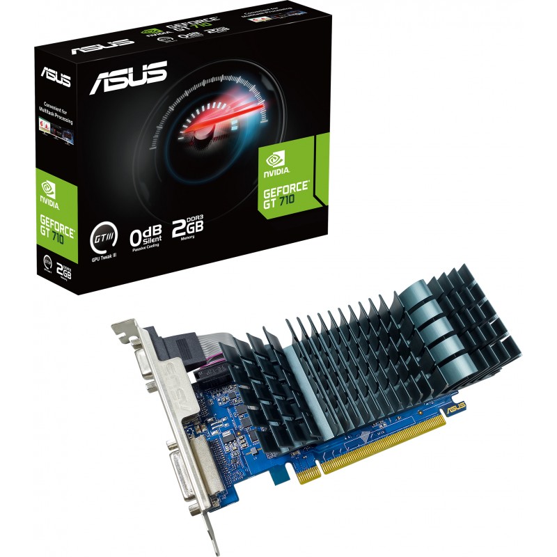 Відеокарта GF GT 710 2GB GDDR5 Evo Asus (GT710-SL-2GD5-BRK-EVO)