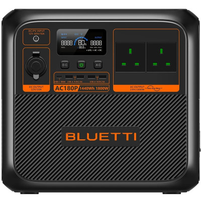 Зарядна станція Bluetti AC180P, 1440Wh, 1800W, LiFePO4