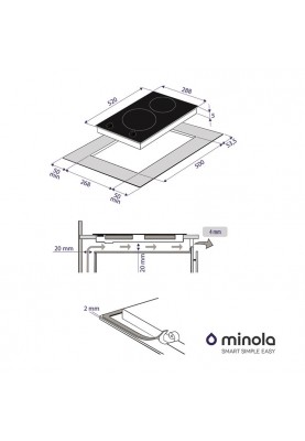 Варильна поверхня Minola MVH 3012 GBL