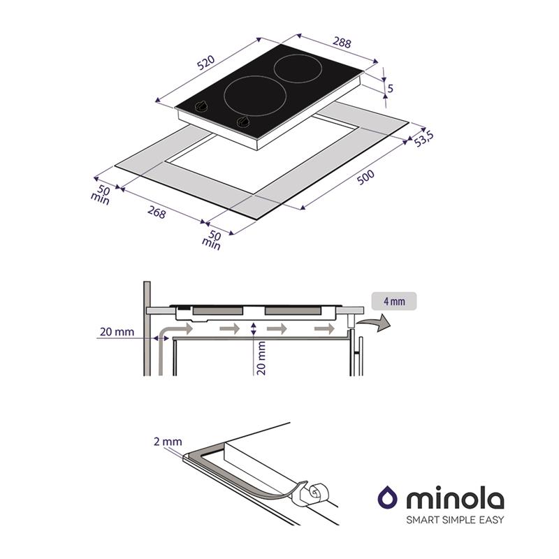 Варильна поверхня Minola MVH 3012 GBL