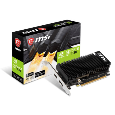 Відеокарта GF GT 1030 2GB DDR4 Low Profile OC MSI (GeForce GT 1030 2GHD4 LP OC)