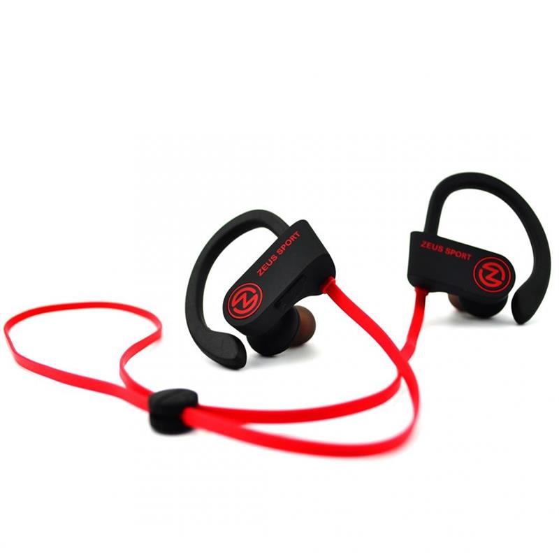 Bluetooth-гарнитура AirOn Zeus Sport Black/Red (6945545500230)